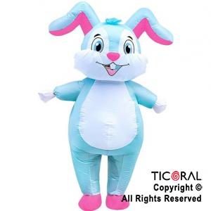 DISFRAZ INFLABLE CONEJO ADULTO 2.4 MT X 1